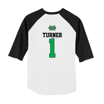 Marshall - NCAA Softball : Sydney Turner - USA Youth Raglan T-Shirt-1