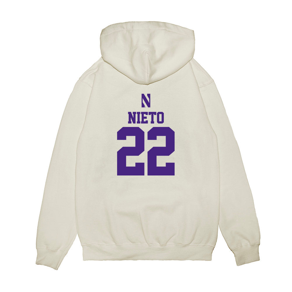Northwestern - NCAA Softball : Grace Nieto - USA Premium Hooded Sweatshirt-1