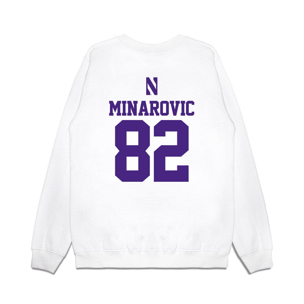 Northwestern - NCAA Softball : Grace Minarovic - USA Premium Crewneck Sweatshirt-1