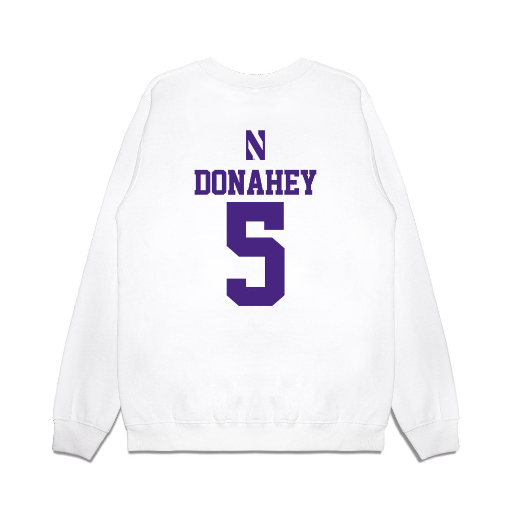 Northwestern - NCAA Softball : Bridget Donahey - USA Premium Crewneck Sweatshirt-1