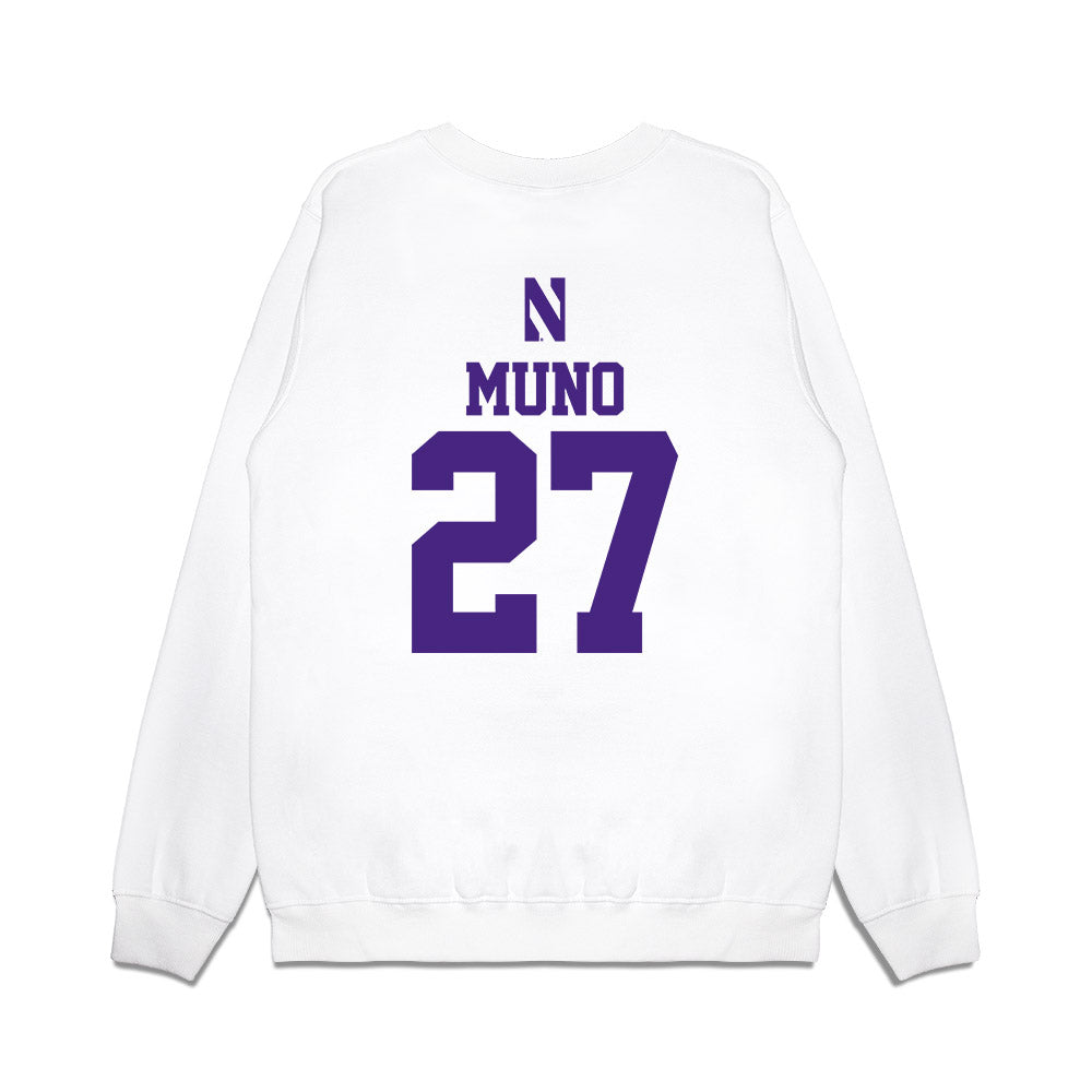 Northwestern - NCAA Softball : Ainsley Muno - USA Premium Crewneck Sweatshirt-1
