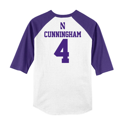 Northwestern - NCAA Softball : Renae Cunningham - USA Raglan Shirt-1