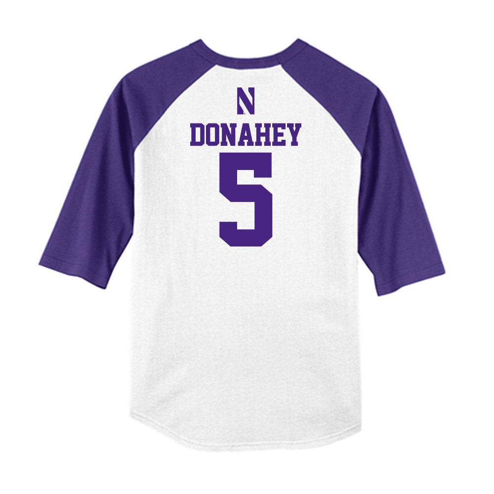 Northwestern - NCAA Softball : Bridget Donahey - USA Raglan Shirt-1