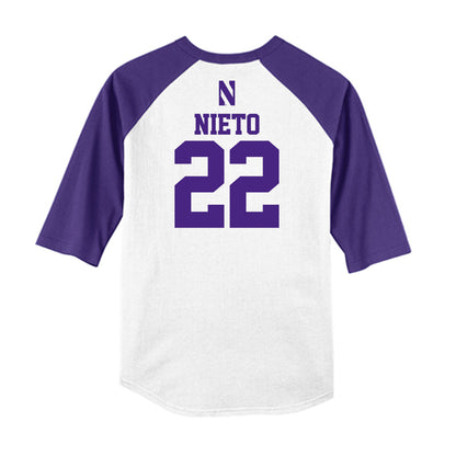 Northwestern - NCAA Softball : Grace Nieto - USA Raglan Shirt-1