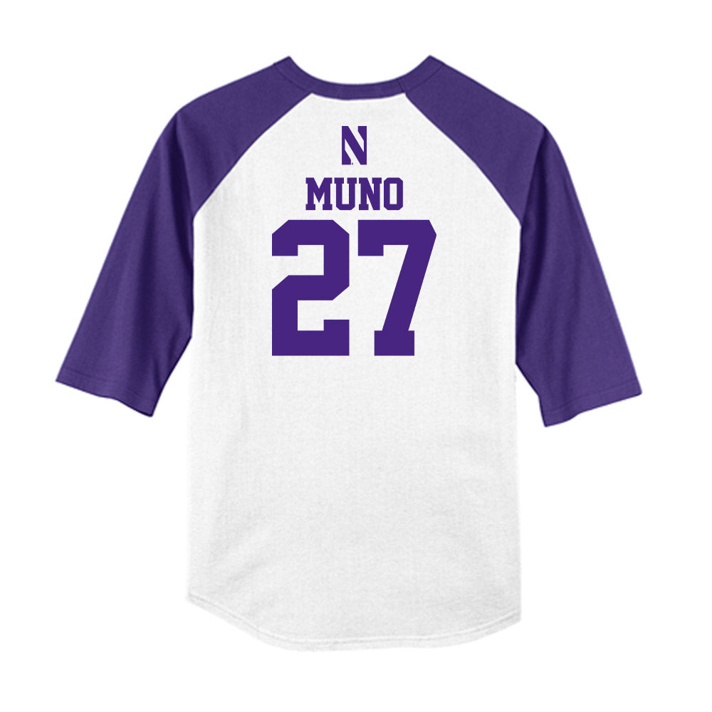 Northwestern - NCAA Softball : Ainsley Muno - USA Raglan Shirt-1