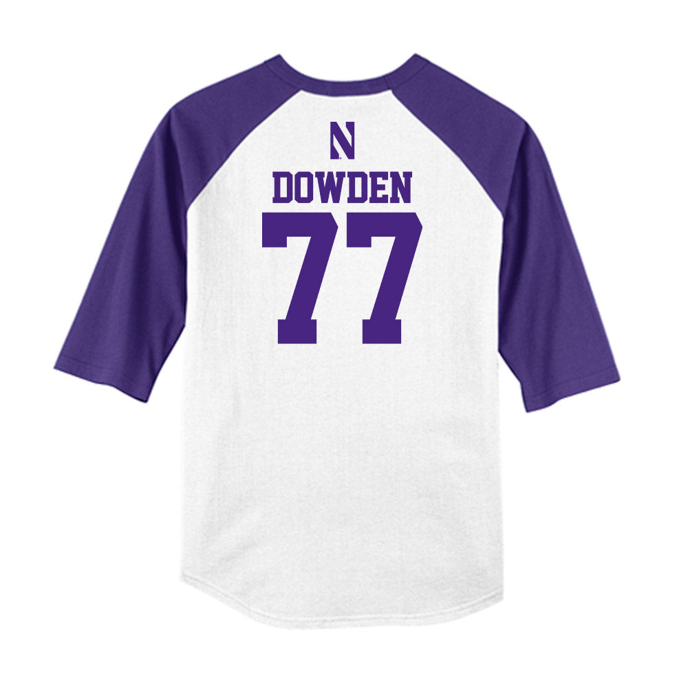 Northwestern - NCAA Softball : Kate Dowden - USA Raglan Shirt-1