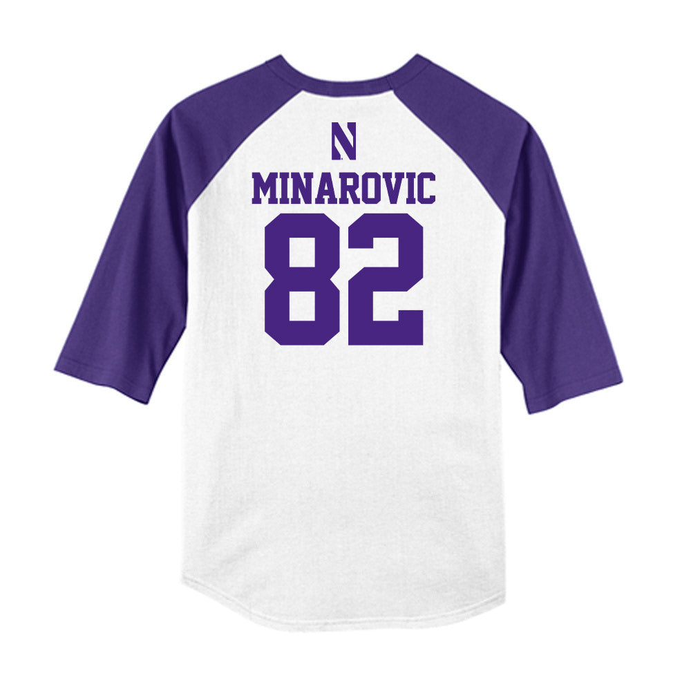 Northwestern - NCAA Softball : Grace Minarovic - USA Raglan Shirt-1