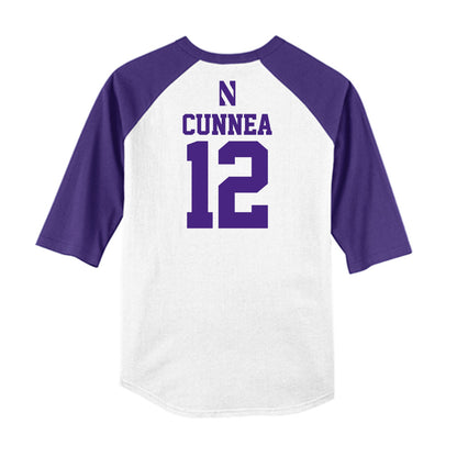 Northwestern - NCAA Softball : Isabel Cunnea - USA Raglan Shirt-1