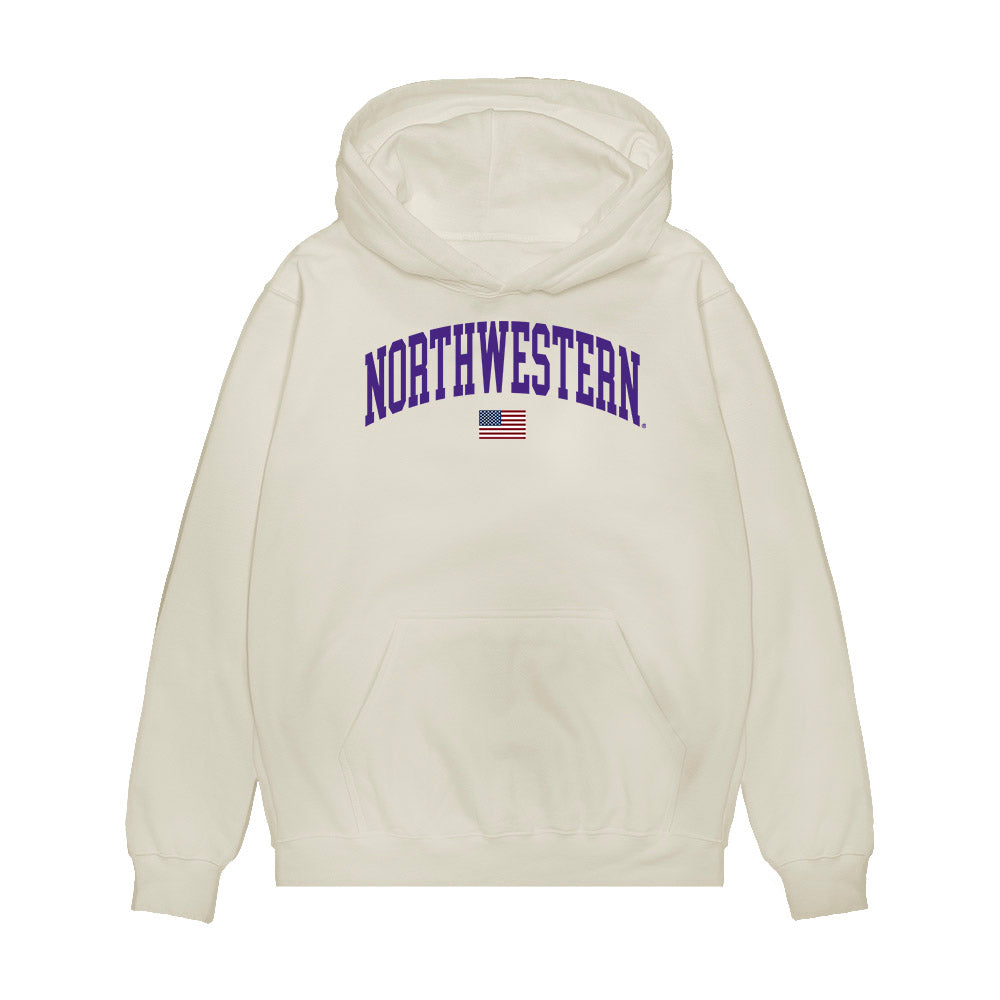 Northwestern - NCAA Softball : Grace Nieto - USA Premium Hooded Sweatshirt-0
