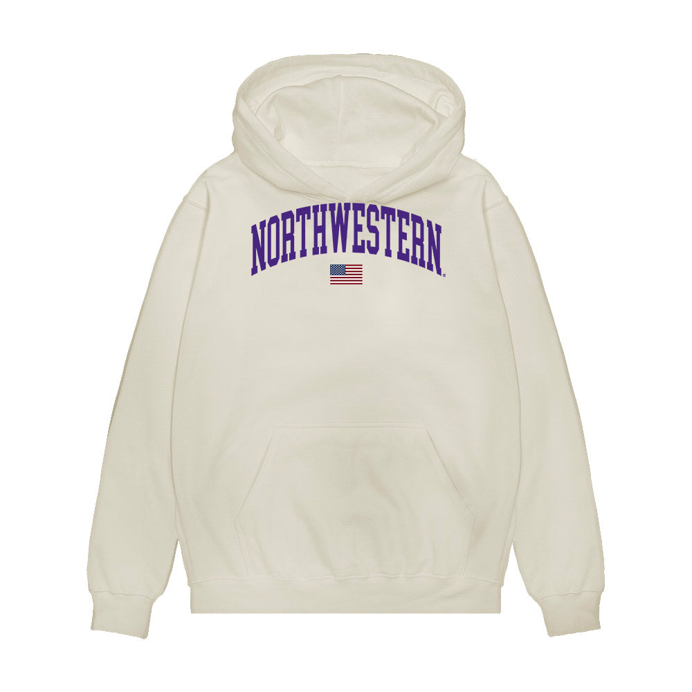 Northwestern - NCAA Softball : Riley Grudzielanek - USA Premium Hooded Sweatshirt-0