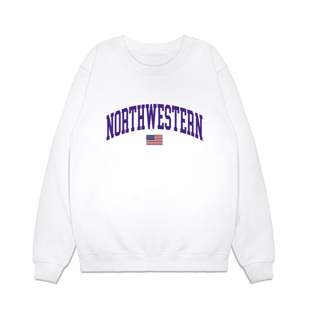 Northwestern - NCAA Softball : Kate Dowden - USA Premium Crewneck Sweatshirt-0