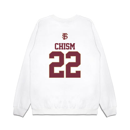 FSU - NCAA Softball : Harlie Chism - USA Premium Crewneck Sweatshirt-1