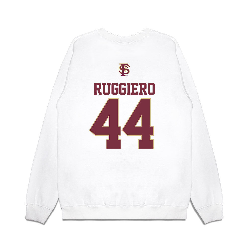 FSU - NCAA Softball : Isabella Ruggiero - USA Premium Crewneck Sweatshirt-1