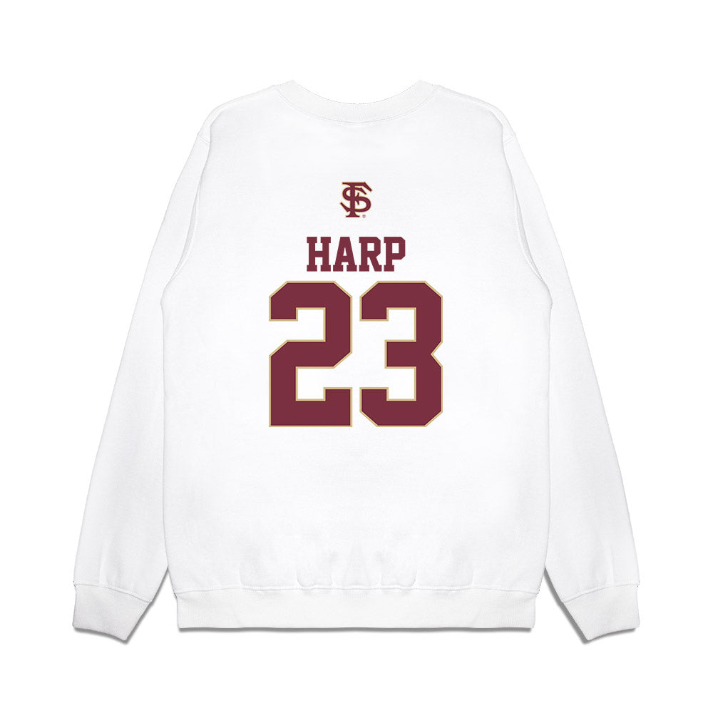 FSU - NCAA Softball : Kennedy Harp - USA Premium Crewneck Sweatshirt-1
