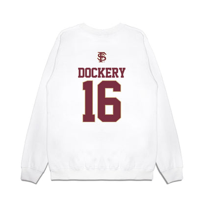 FSU - NCAA Softball : Averi Dockery - USA Premium Crewneck Sweatshirt-1