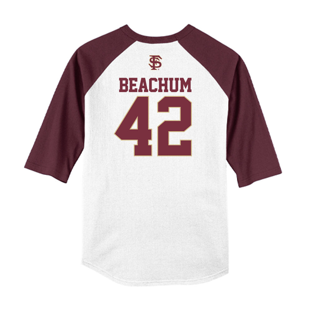 FSU - NCAA Softball : Jaysoni Beachum - USA Raglan Shirt-1
