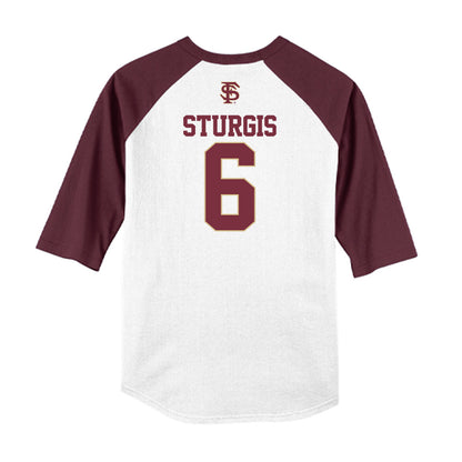 FSU - NCAA Softball : Makenna Sturgis - USA Raglan Shirt-1
