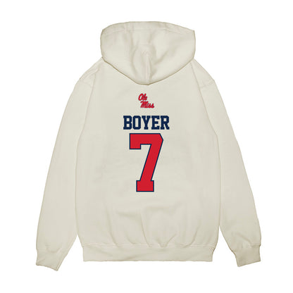 Ole Miss - NCAA Softball : Emilee Boyer - USA Premium Hooded Sweatshirt-1