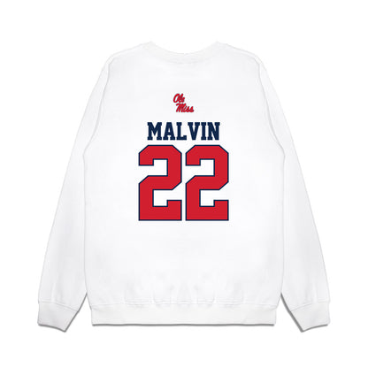 Ole Miss - NCAA Softball : Taylor Malvin - USA Premium Crewneck Sweatshirt-1