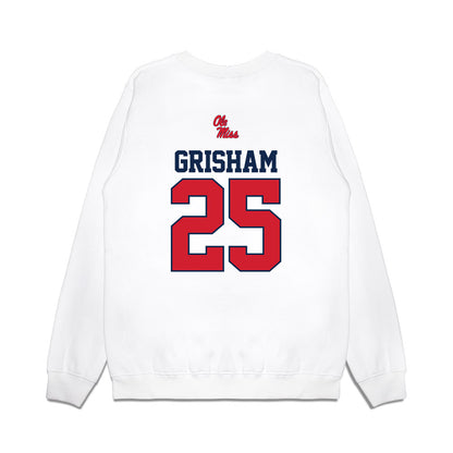 Ole Miss - NCAA Softball : Tenly Grisham - USA Premium Crewneck Sweatshirt-1