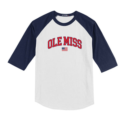 Ole Miss - NCAA Softball : rachel connors - USA Youth Raglan T-Shirt-0