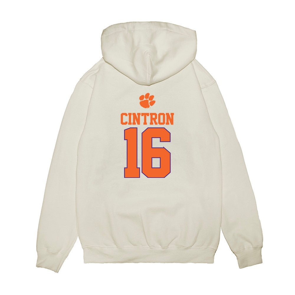 Clemson - NCAA Softball : Macey Cintron - USA Premium Hooded Sweatshirt-1