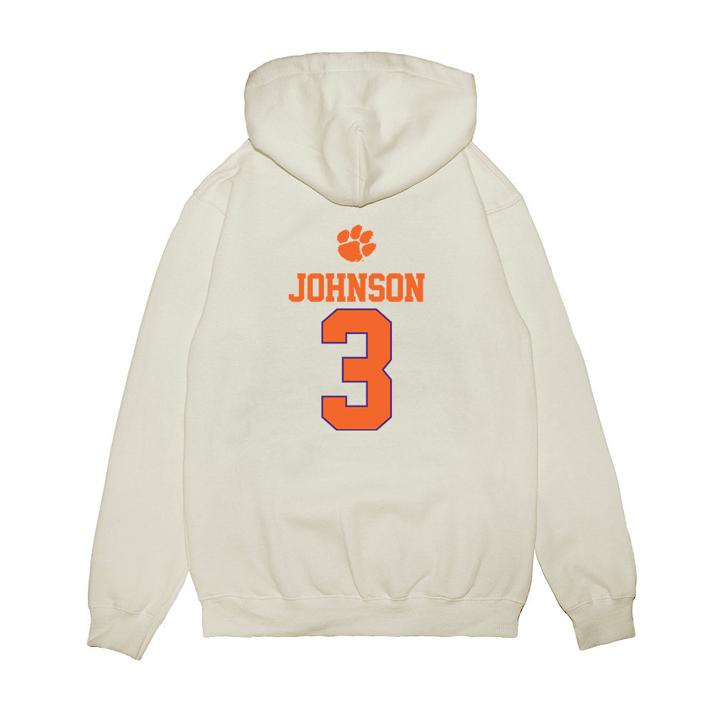 Clemson - NCAA Softball : Kylee Johnson - USA Premium Hooded Sweatshirt-1