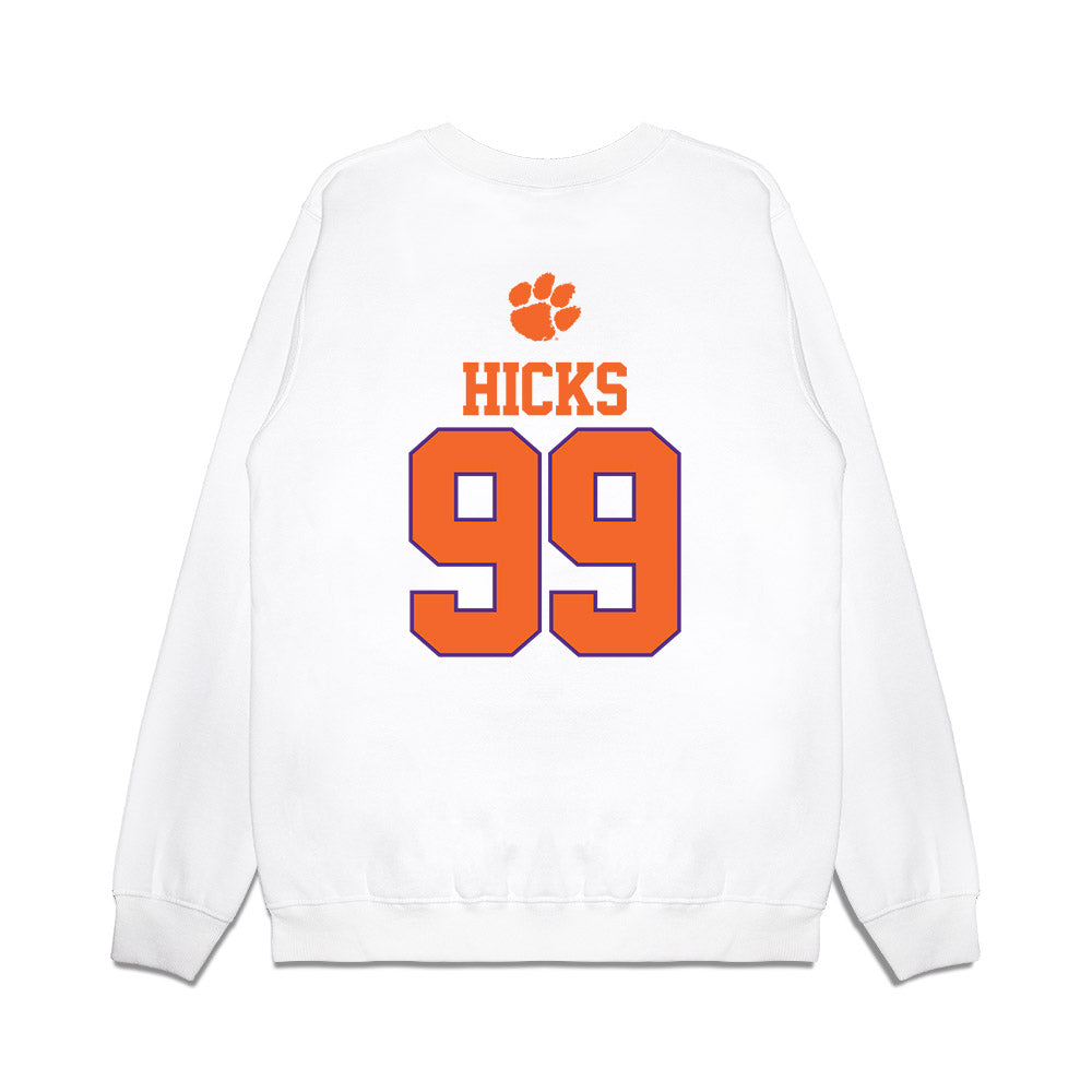 Clemson - NCAA Softball : Corri Hicks - USA Premium Crewneck Sweatshirt-1