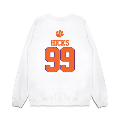 Clemson - NCAA Softball : Corri Hicks - USA Premium Crewneck Sweatshirt-1