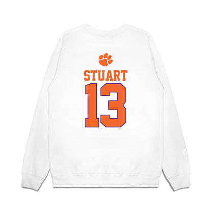 Clemson - NCAA Softball : Abi Stuart - USA Premium Crewneck Sweatshirt-1