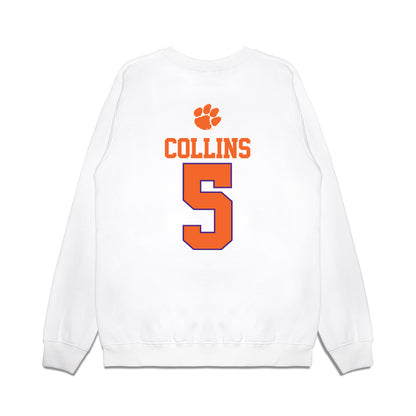 Clemson - NCAA Softball : Marian Collins - USA Premium Crewneck Sweatshirt-1
