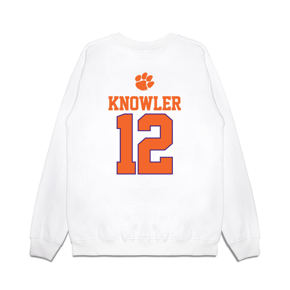 Clemson - NCAA Softball : Julia Knowler - USA Premium Crewneck Sweatshirt-1