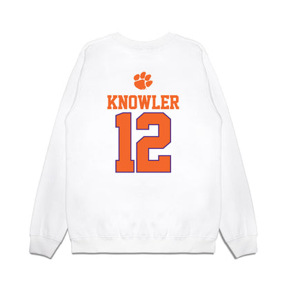 Clemson - NCAA Softball : Julia Knowler - USA Premium Crewneck Sweatshirt-1