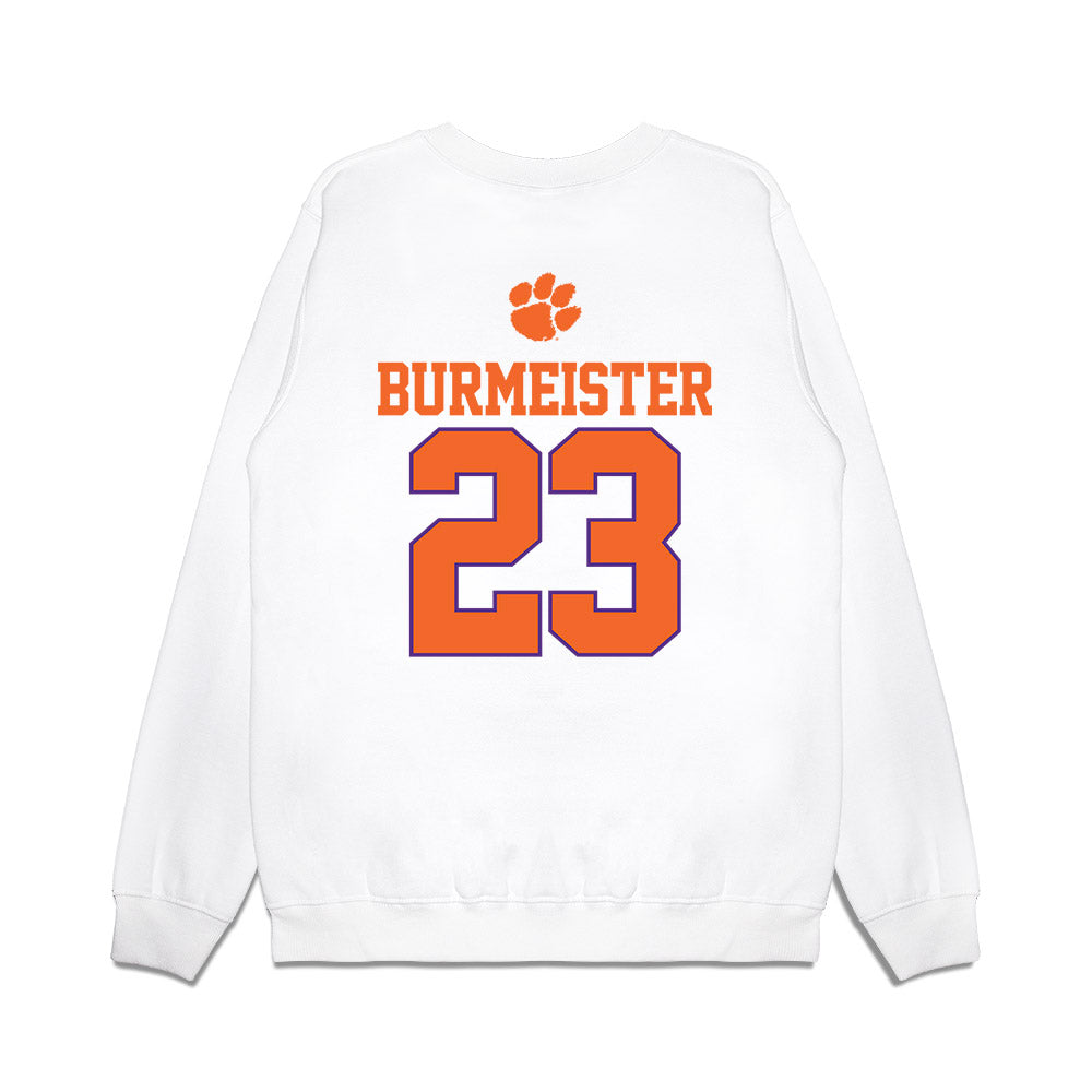 Clemson - NCAA Softball : Sophia Burmeister - USA Premium Crewneck Sweatshirt-1