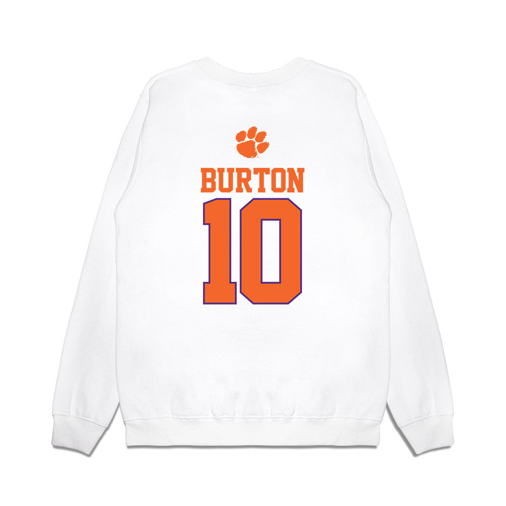 Clemson - NCAA Softball : Riley Burton - USA Premium Crewneck Sweatshirt-1