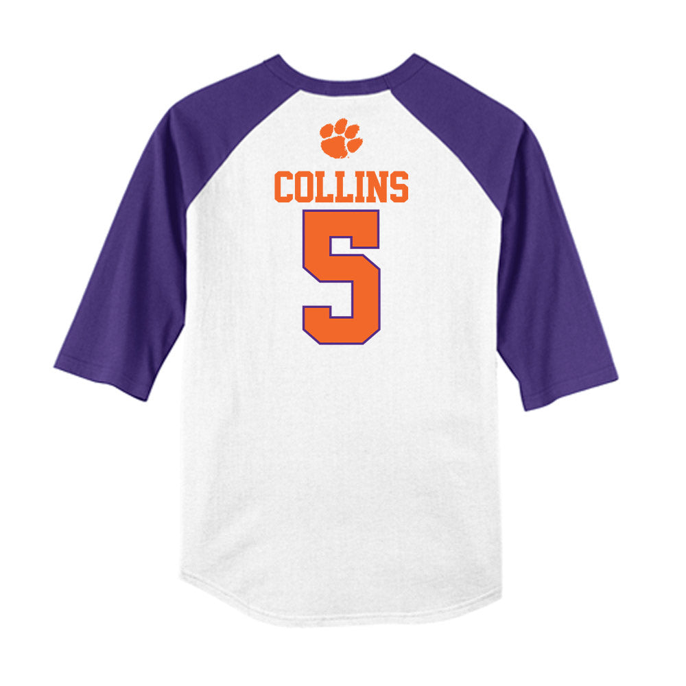 Clemson - NCAA Softball : Marian Collins - USA Raglan Shirt-1