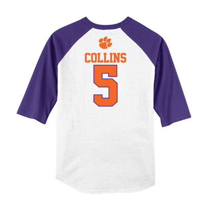 Clemson - NCAA Softball : Marian Collins - USA Raglan Shirt-1