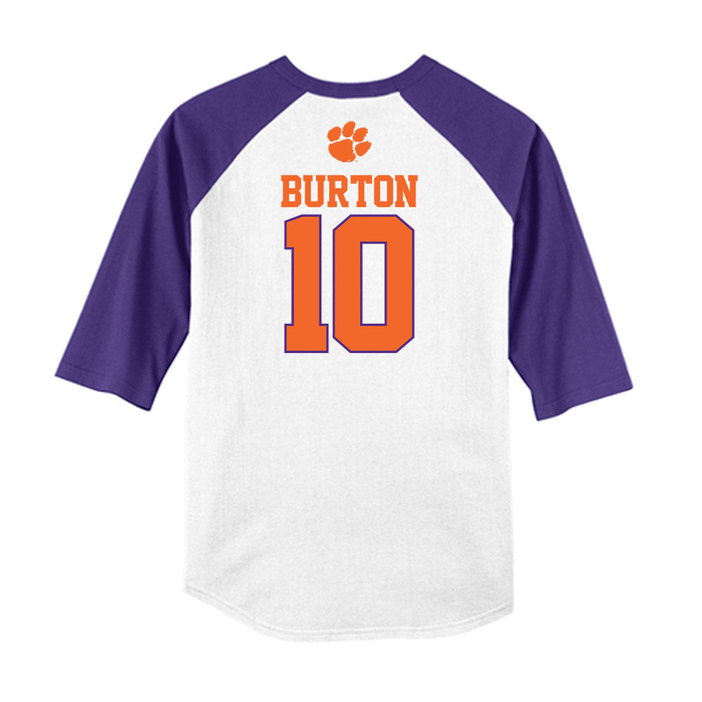 Clemson - NCAA Softball : Riley Burton - USA Raglan Shirt-1