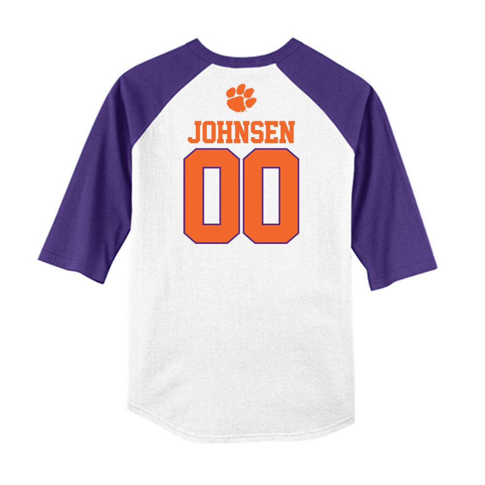 Clemson - NCAA Softball : Jordyn Johnsen - USA Raglan Shirt-1