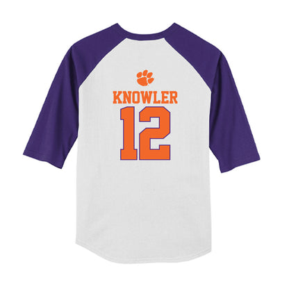 Clemson - NCAA Softball : Julia Knowler - USA Youth Raglan T-Shirt-1