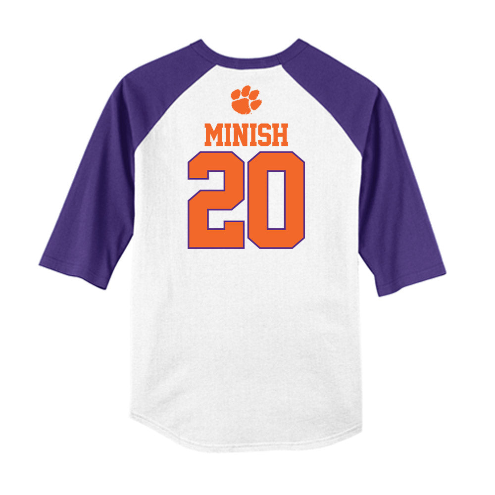 Clemson - NCAA Softball : Samantha Minish - USA Raglan Shirt-1