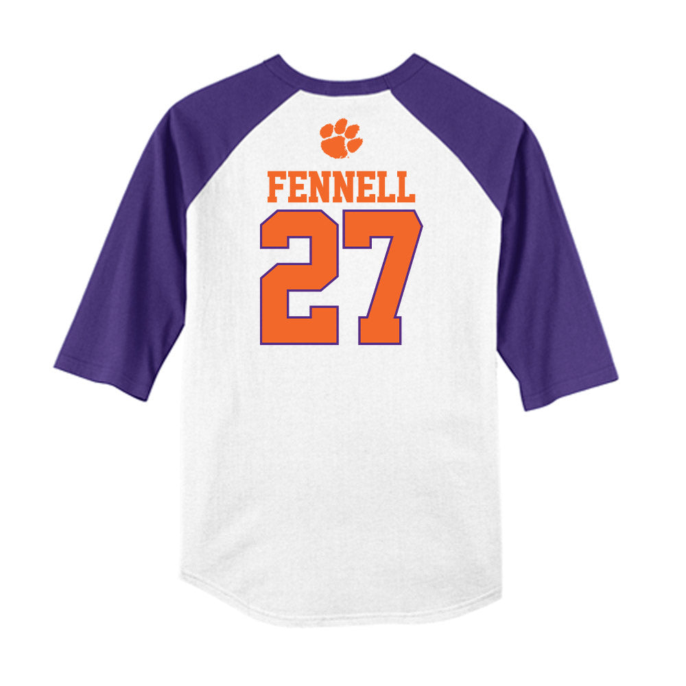 Clemson - NCAA Softball : Riley Fennell - USA Raglan Shirt-1