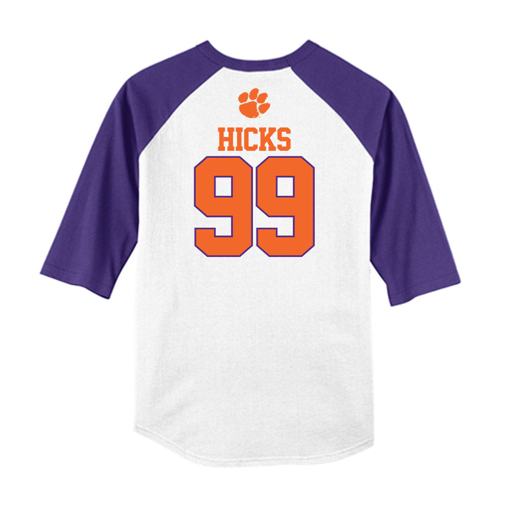 Clemson - NCAA Softball : Corri Hicks - USA Raglan Shirt-1
