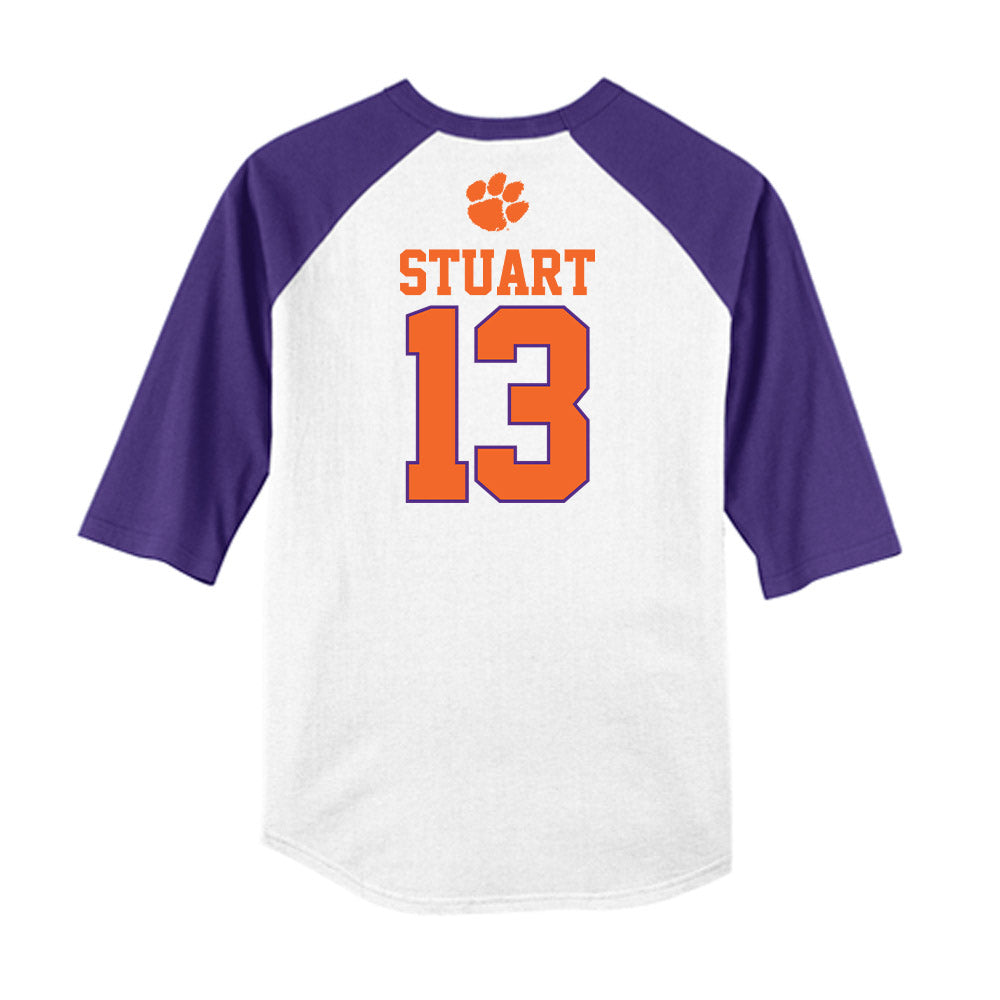 Clemson - NCAA Softball : Abi Stuart - USA Raglan Shirt-1