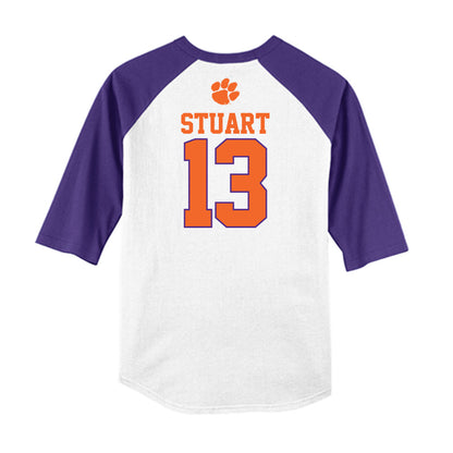 Clemson - NCAA Softball : Abi Stuart - USA Raglan Shirt-1