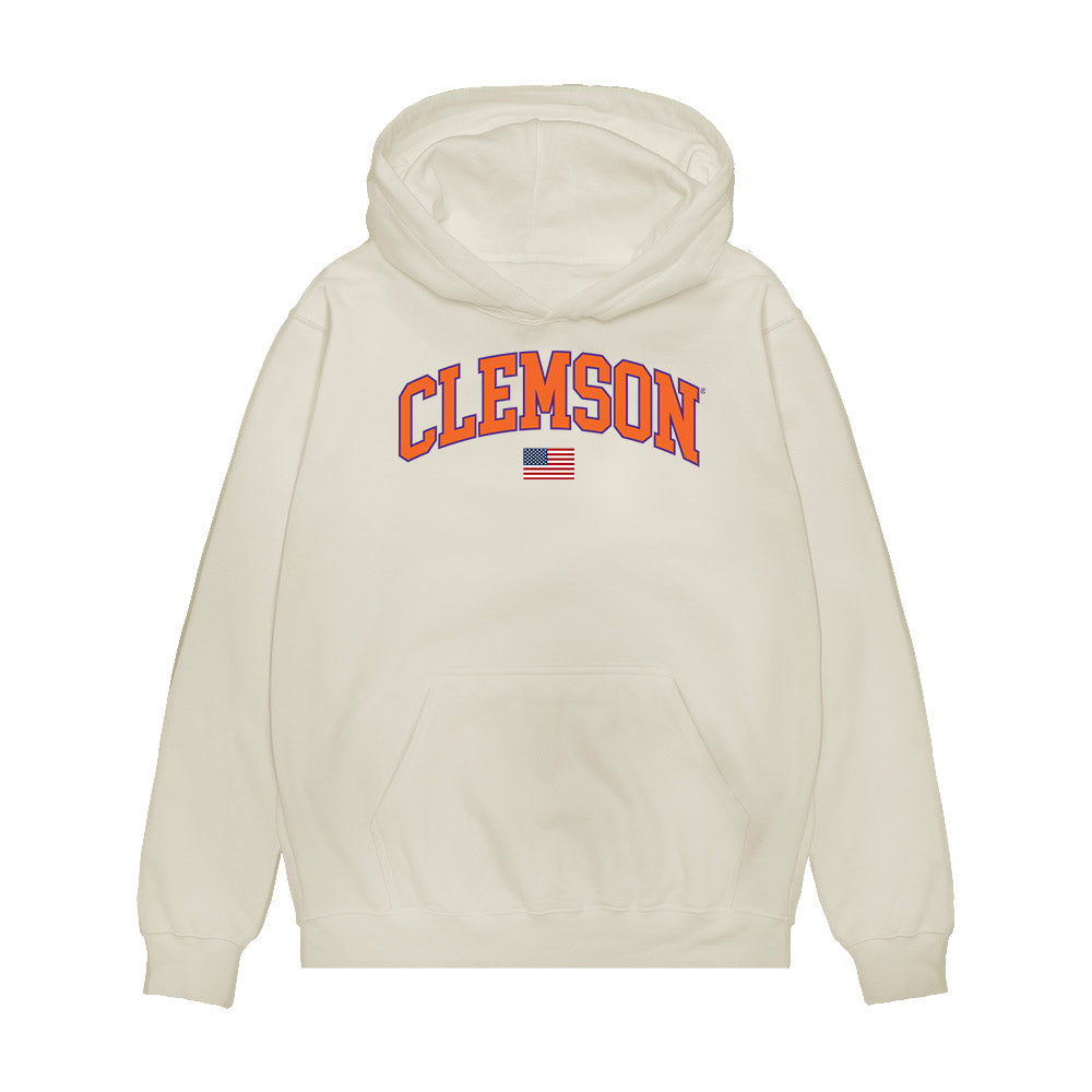 Clemson - NCAA Softball : Mcartney Harrington - USA Premium Hooded Sweatshirt-0