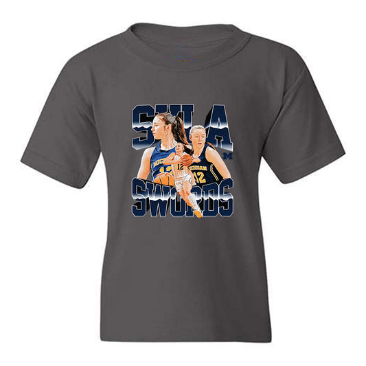 Michigan - NCAA Women's Basketball : Syla Swords - Collage Youth T-Shirt-0