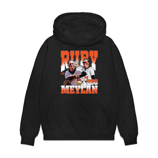 Oklahoma State - NCAA Softball : Ruby Meylan - Collage Premium Hooded Sweatshirt-0