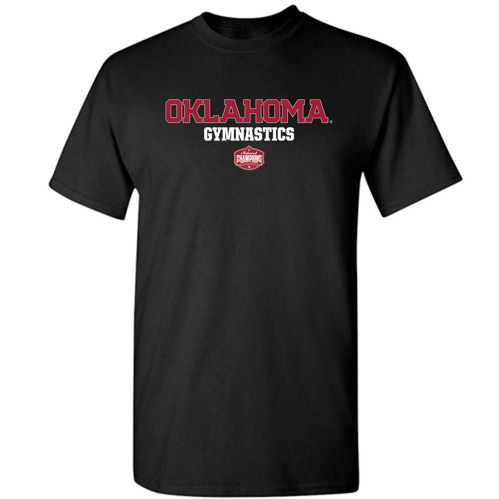 Oklahoma - NCAA Women's Gymnastics : Aspen Lenczner - T-Shirt-0