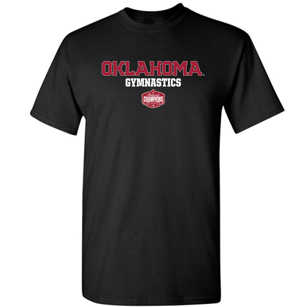 Oklahoma - NCAA Women's Gymnastics : Blakely Roten - National Champions Shersey T-Shirt-0